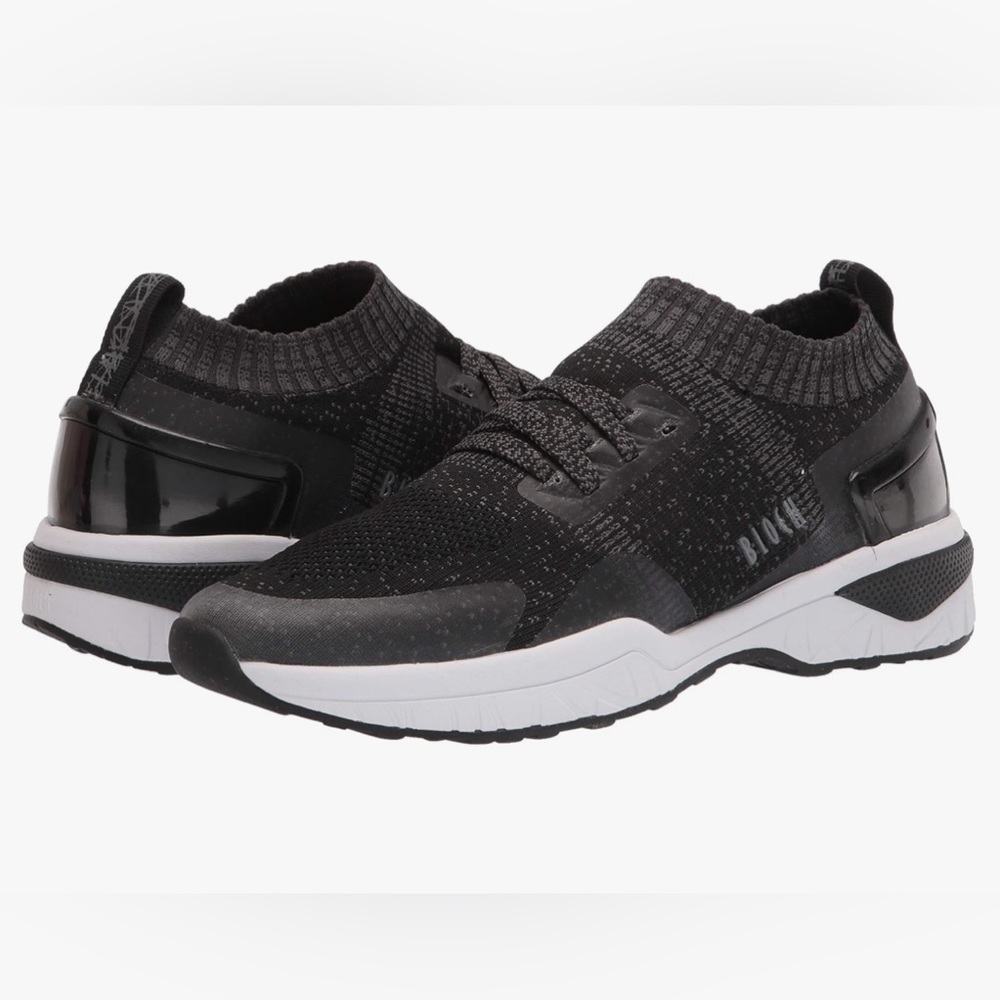 Bloch 9 Women's NEW Alcyone Cross Trainer Black White Sneakers Slip On Shoe NWOB